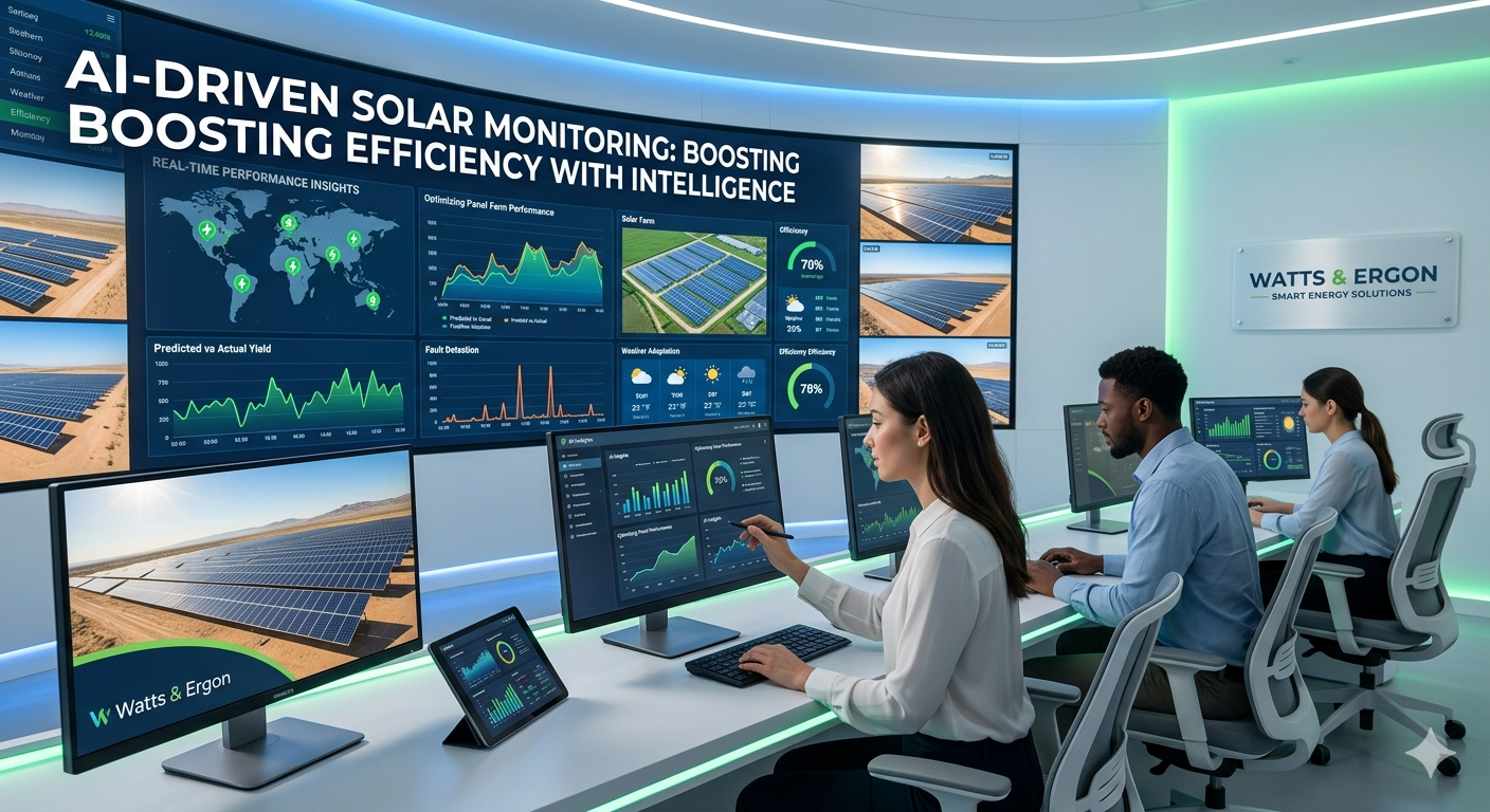 AI in Solar Energy Monitoring: - DEWA-approved solar in UAE